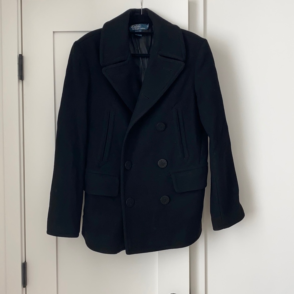Polo by Ralph Lauren black coat. Size Medium